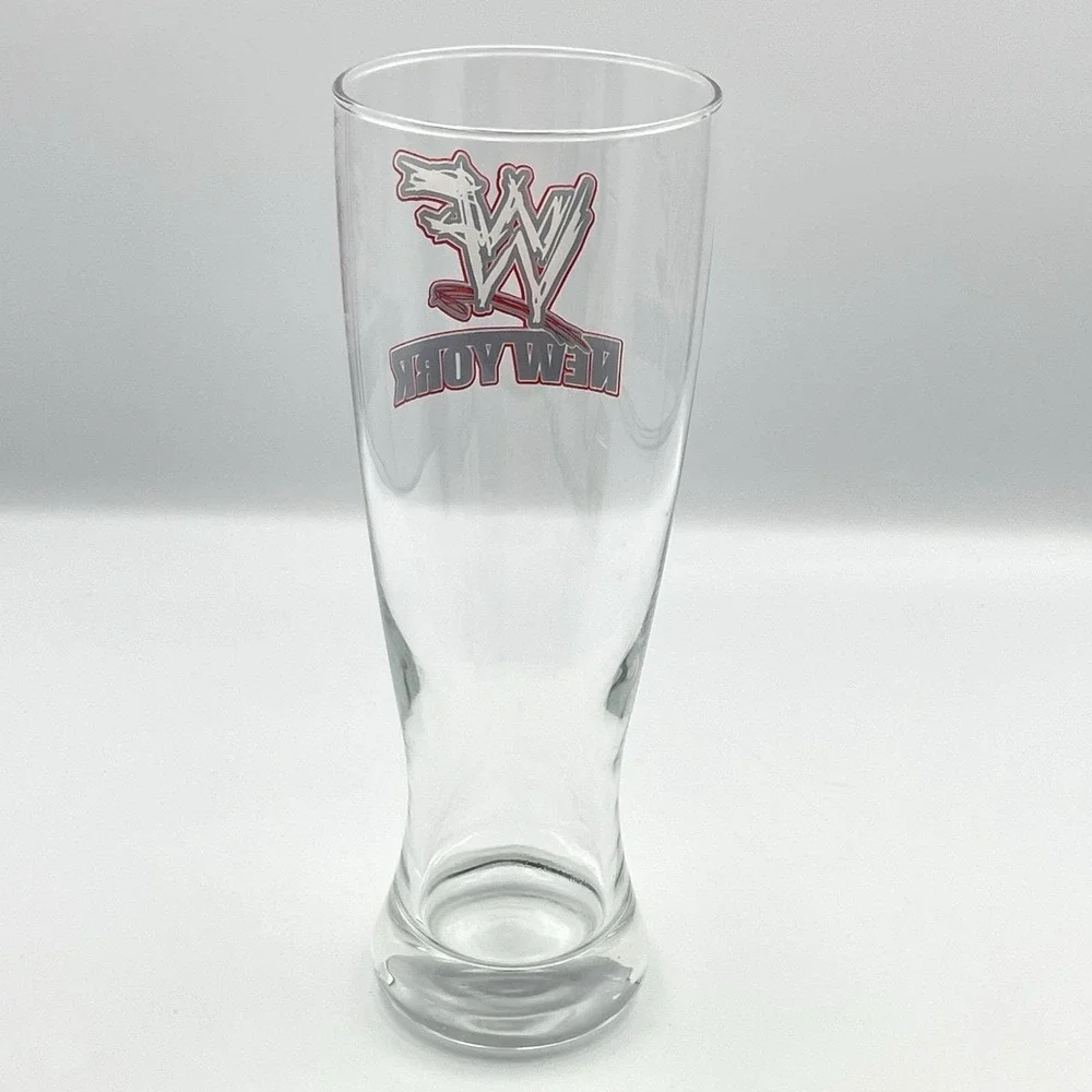 Vintage 1999 WWF New York Pilsner Beer Glass 9